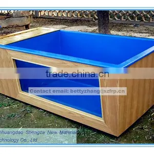 FRP Fish Breeding Pool , Fiber Glass Fish Pond, Fiber Glass Water Vat thumbnail-4