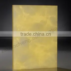 2015 New Design Artificial Decorative Backlit Resin Panel thumbnail-2