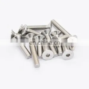DIN7991 ISO10642 Allen Key Head m4 Stainless Screw 304 Hexagon Socket Countersunk Head Cup Screw thumbnail-2