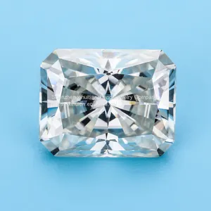 VS+ Radiant Cut Moissanite White E/F Color Moissanite Faceted Radiant Moissanite Loose Stone for Pendant/Ring Jewelry thumbnail-1