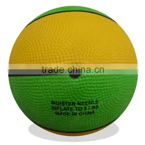 GY-L030 Colorful Rubber Basketballs, High Quality Rubber Bladder thumbnail-4