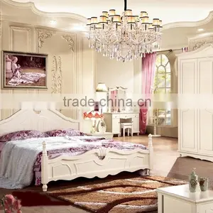 Bed, Bedroom Furniture,classic and French Style Bed , French Style White Bedroom Furniture thumbnail-1
