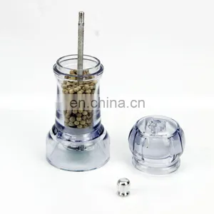 Transparent Acrylic Grinders, Refillable Grinders, Salt and Pepper Grinder Mill thumbnail-4