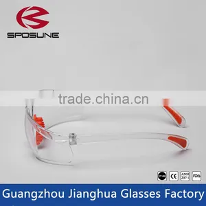 Factory Wholesale Clear Electric Welding Lens Safety Glasses Dustproof Tanning Eye Protective Goggles thumbnail-3