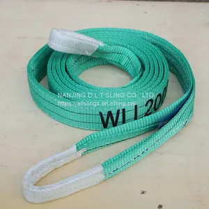 Polyester Flat Webbing Sling, WLL2T, Safety Factor 7:1, According To EN11492-1 Standard,CE,GS thumbnail-5