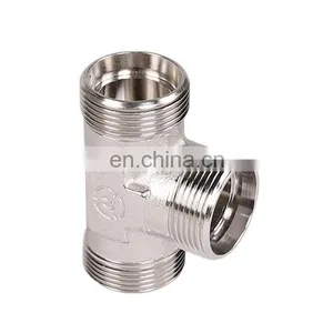 High Quality Reducing Stainless Steel Tee Connector Carbon Steel Pipe Fitting thumbnail-2