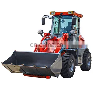 Good Quality China China Small 2.2 Ton 0.4m3 Wheel Loader Mini Front End Loader thumbnail-1