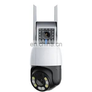 Dual-lens Camera Bullet and PTZ 2-in-1 Home Security IP Network CCTV 1080P Wireless WiFi Camera Outdoor Waterproof 2-way Audio thumbnail-1