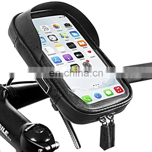 Factory Direct Wholesale High Capacity Waterproof Accessories Bag Cycling Handlebar Bag for Bikes thumbnail-1