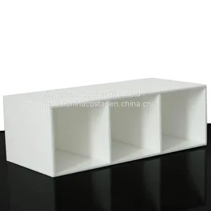 3 Slot Acrylic Cosmetics Brushes Storage Box Clear Makeup Brush Holder Organizer thumbnail-3