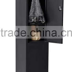 2 Door KD Vertical Steel Wardrobe Gym Locker thumbnail-1