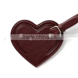Colorful Genuine Cowhide Leather Luggage Parts Baggage Tags Travel Accessories for Decoration thumbnail-5