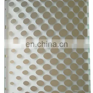 Custom Outdoor Glass Panels Silk Screen Printing Tempered Laminated Building Glass thumbnail-1