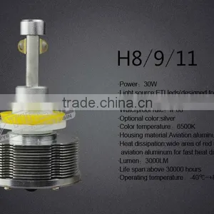Professional Automotive Led Headlight Type H11 Led Car Fog Light thumbnail-1