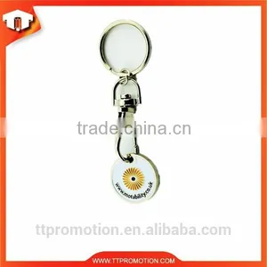 2015 Hot Selling Plastic Trolley Coin Keychain thumbnail-4