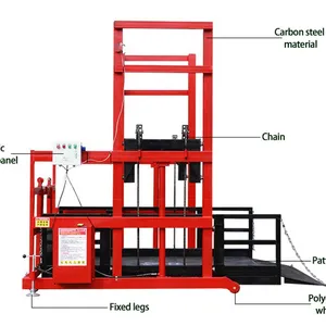 Electric Container Mobile Cargo Handling Deck Truck Platform Loading Unloading Platform thumbnail-2
