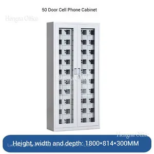 Secure 30-Slot Cell Phone Charging Cabinet With Clear View Windows | Classroom Tech Management Solution for High Schools thumbnail-1