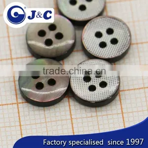 Laser Black Mother of Pearl Sea Shell Button thumbnail-3