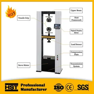 HST WDS-1E 1KN 1000N Single Column Touch Screen Display Class 0.5 Electromechanical Electronic Universal Testing Machine thumbnail-6