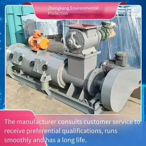 Industrial Dust Humidifier Mixer, Single/double-shaft Horizontal Powerful Mixing and Conveying Equipment for Fly Ash Humidification and Mixing thumbnail-5