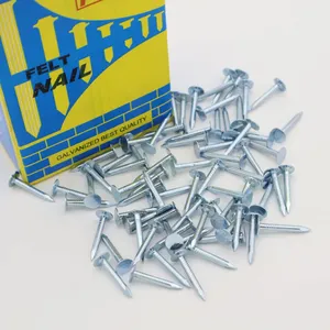 Electro-Plated Clout Head Nails for Asphalt Felt - 1lb/Box OEM Orders thumbnail-1