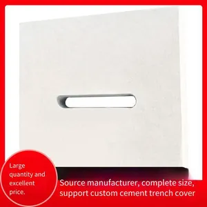 Municipal Engineering Cement Drainage Ditch Covers, Sewer Manhole Covers and Ditch Plates, Masonry Materials, Various Specifications thumbnail-3