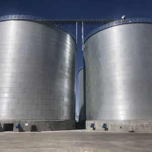 Heavy Duty Galvanized Steel Grain Silo for Farm Storage and Agricultural Processing thumbnail-4