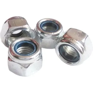 High Quality Carbon Steel DIN 985 Hex Nylon Insert Lock Nut thumbnail-2