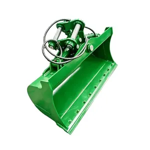 Hydraulic Tilt Bucket 8 Ton With Bolt On Cutting Edge Tilt Pivot Boss for Excavator Attachment Grading thumbnail-3