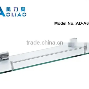 High Quality Bathroom Accessory Stainless Steel Single Bathroom Glass Platproms thumbnail-1