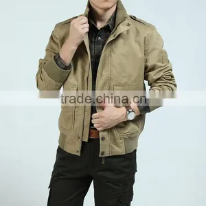 Men's Army Green Winter Garments Leisure Coat Plus Size Clothing thumbnail-3