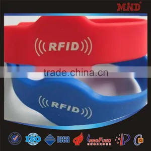 MDW12 Cheap Waterproof Nfc Bracelet Rfid Silicone Wristband for Swimming Pool thumbnail-6