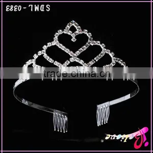 Elegant Bling Princess Crown Made in China Wedding Crown,queen Crown for Sale thumbnail-1