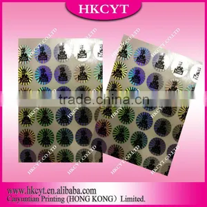 Hologram Aluminum Foil Label Sticker thumbnail-1