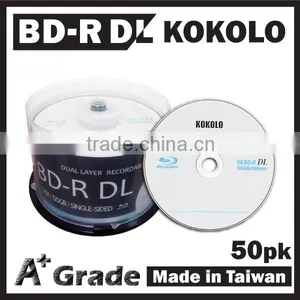 TAIWAN KOKOLO A+ Blu Ray Disc 6X 130MIN BD-R DL 50GB Cake Box thumbnail-1