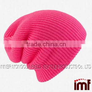 100% Merino Wool Slouch Beanie thumbnail-1
