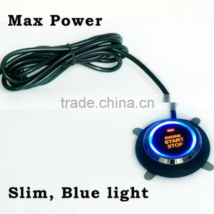 Super-thin Push Button Ignition Engine Starting Switch Racing Switch Universal Type thumbnail-1
