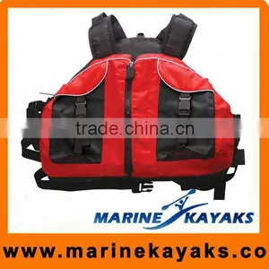 Kayak Life Vest/Sport Life Vest Red Black thumbnail-1