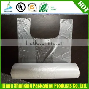 HDPE T-shirt Bags on Roll / Stripe Bag Manufacturing thumbnail-1