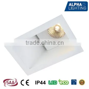 8 W IP Rated High Quality Adjustable Dimmable Anti-glare Rectangular COB Downlight thumbnail-1
