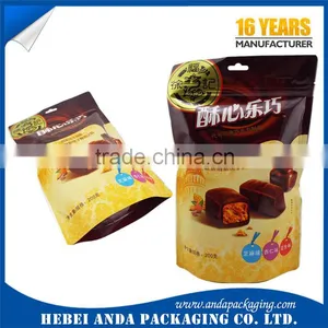 Chocolate Candy Roll Packing Film / Plastic Printed Bags for Chocolate Bar Packaging thumbnail-2