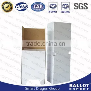 Foldable Corrugated Ballot Booth For Election thumbnail-2