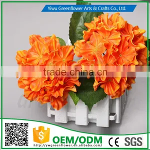 2016 Wholesale Multicolor 18 Heads Latex Artificial Flowers PU Real Touch Bouquet Wedding Bridal Decor Display Flower thumbnail-1