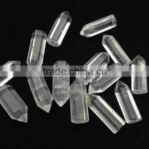 Wholesale Natural Clear Quartz Chunky Pencil Point Pendant thumbnail-2