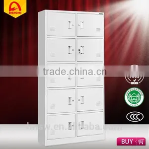 10 Doors Gym White High Gloss Computer Desk for Wholesales thumbnail-1
