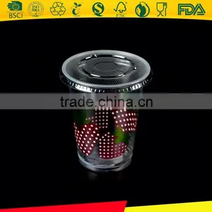 Plastic Cup Printing/custom Plastic Cups/plastic Smoothie Cups With Lids for Wholesale thumbnail-2