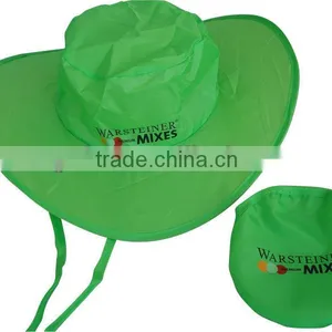 190T Nylon Foldable Hats With Pouch thumbnail-1