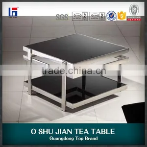 Modern Crystal Coffee Table thumbnail-2