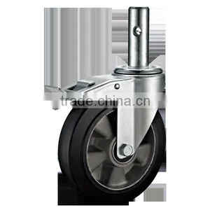 Industrial Casters With Aluminium Core Rubber Wheel thumbnail-4