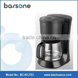 Home Mini Plastic Drip Coffee Maker With Thermos Pot thumbnail-1